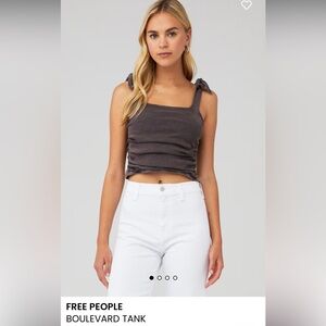 Free People Boulevard Tank - Grey